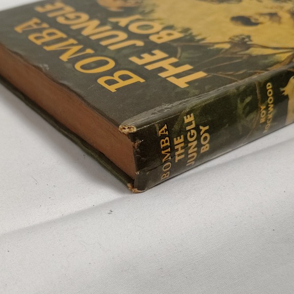 Bomba the‎ Jungle Boy Book Roy Rockwood Clover Books Vintage Adventure - Picture 8 of 12